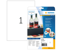 Etiquette HERMA 8895 210x297mm A4 blanc glacé 10 pièces