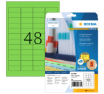 Etiquette HERMA 4369 45,7x21,2mm amovible vert 960 pièces