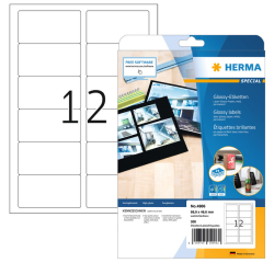 Etiket HERMA 4609 52.5x21.2mm premium wit 11200 etiketten