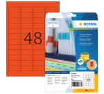 Etiket HERMA 4367 45.7x21.2mm verwijderbaar rood 960 stuks