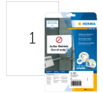 Etiquette amovible HERMA 10021 210x297mm A4 blanc 25 pièces