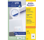 Etiquette Avery 3477 105x41mm blanc 1400 pièces