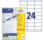 Etiket Avery 3664 70x33.8mm wit 2400 stuks