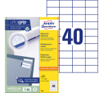 Etiket Avery 3651 52.5x29.7mm wit 4000 stuks