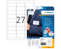 Etiquette badge HERMA 4511 63,5x29,6mm blanc