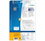 Etiquette badge HERMA 4511 63,5x29,6mm blanc