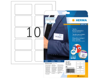Etiquette badge HERMA 4514 80x50mm blanc
