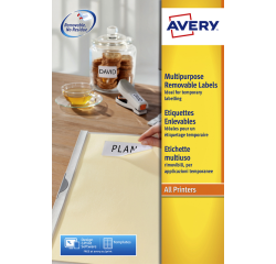 Etiket Avery L4733REV-25 99.1x139mm wit 100 etiketten