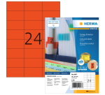 HERMA label 4407 70x37mm red 2400 pieces