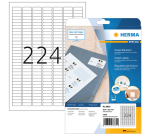 Etiket HERMA 8830 25.4x8.5mm mat wit 5600 stuks