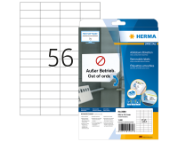 Etiquette amovible HERMA 5080 52,5x21,2mm blanc 1400 pièces
