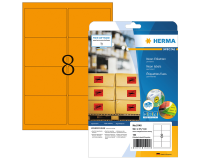 Etiquette HERMA 5145 99,1x67,7mm orange néon 160 pièces