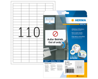 Etiquette amovible HERMA 4210 38,1x12,7mm blanc 2750 pièces
