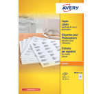 Label address 70 X 37 mm Avery white copier - Box of 2400
