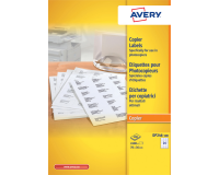 Etiket Avery DP246-100 70x36mm wit 2400 etiketten