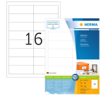 Etiquette HERMA Premium 4619 97x33,8mm blanc 3200 pièces