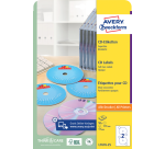 Avery L7676-25 CD Label, full coverage, matte white, 50 pieces