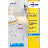 Etiquette Avery J8656-25 46x11,1mm blanc 2100 pièces