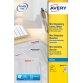 Etiket Avery J8656-25 46x11.1mm wit 2100stuks