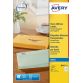 Etiket Avery J8562-25 99.1x33.9mm transparant 400stuks