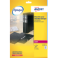 Etiket Avery L7170-25 134x11mm wit 600stuks