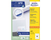 Etiquette Avery Zweckform 3653 105x42,3mm blanc 1400 pcs