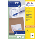 Etiquette Avery Zweckform 3483 105x148mm A6 blanc 400 pièces