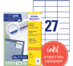 Avery-Etiketten 3479 70x32mm weiß 2700 Stück