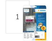 Etiquette HERMA 4698 210x297mm A4 blanc 25 pièces