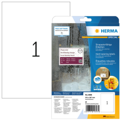 Etiquette HERMA 4698 210x297mm A4 blanc 25 pièces