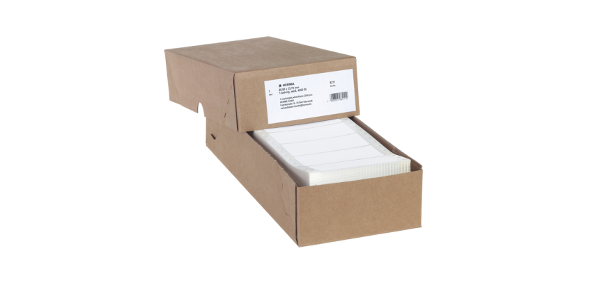 Etiquette HERMA 8211 88,9x35,7mm 1 rangée blanc 4000 pièces