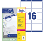 Etiket Avery L7162-250 99.1x33.9mm wit 4000 etiketten