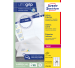 Etiquette Avery L7160-250 63,5x38,1mm blanc 5250 pièces