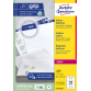 Etiket Avery L7160-250 63.5x38.1mm wit 5250stuks