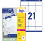 Etiquette Avery L7160-250 63,5x38,1mm blanc 5250 pièces