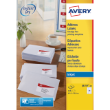 Etiket Avery J8159-10 63.5x33.9mm wit 240stuks