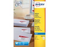 Etiket Avery J8163-10 99.1x38.1mm wit 140 etiketten