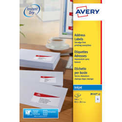 Etiquette Avery J8163-10 99,1x38,1mm blanc 140 pièces