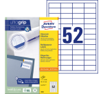 Avery Label 3650 48x21mm white 5200 pieces