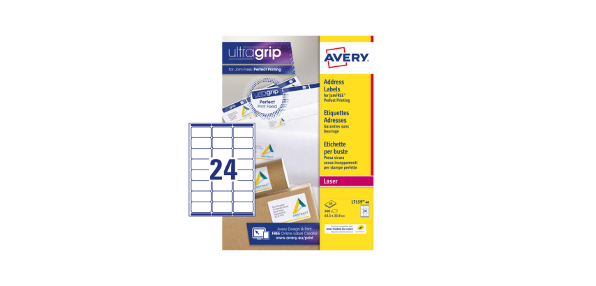 Avery Label L7159-40 63.5x33.9mm white 960 pieces
