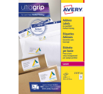 Etiket Avery L7173-250 99.1x57mm wit 2500 stuks