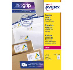 Etiket Avery L7173-250 99.1x57mm wit 2500 etiketten