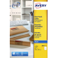 Etiket Avery J8567-25 210x297mm A4 transparant 25 etiketten