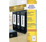 Rückenschilder Avery Small 30x190mm Weiß 25 Blatt