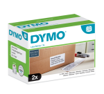 Etiquette expédition Dymo Labelwriter 5XL 59x102mm 2 rouleaux x 575 pcs blanc