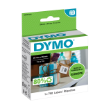Etiquette Dymo LabelWriter multifonctionnelle amovible 25x25mm rouleau 750 pcs blanc