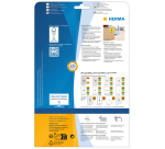 Etiquette HERMA 4421 210x297mm A4 jaune 20 pièces