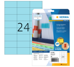 Abnehmbare Etiketten HERMA 4468 70x37mm blau 480 Stück