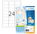 Etiket HERMA 4645 63.5x33.9mm premium wit 2400 stuks