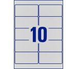 Etiquette Avery L6012-20 96x50,8mm argent 200pcs